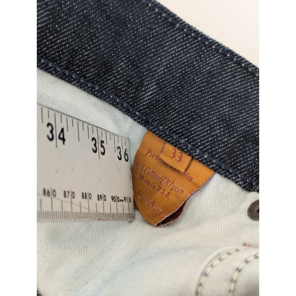James Cured by Seun‎ Hitch Low-Rise Flare Jeans in Atlantic Wash USA Size 33 Y2K